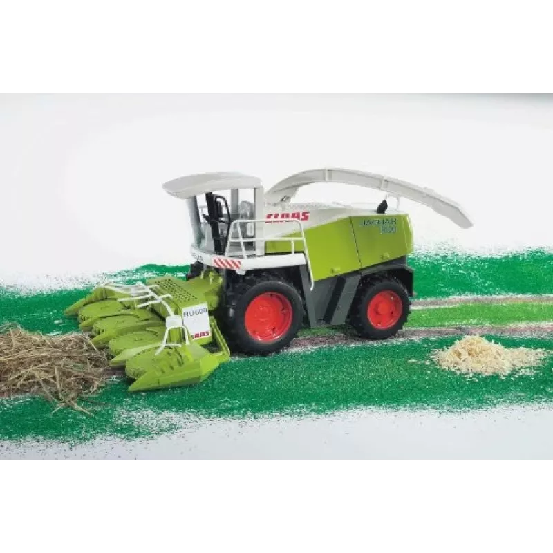 Žaislinis pašarų kombainas BRUDER Claas Jaguar 900, plastikinis, rekomenduojamas amžius 4+