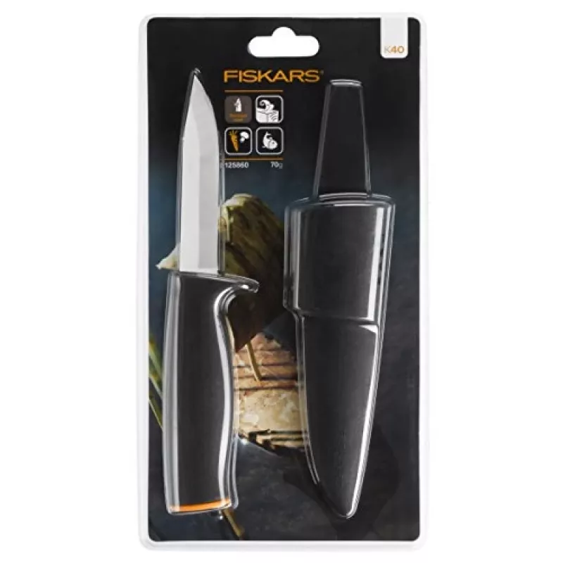 Fiskars Universal Utility Knife K40 Juoda Pilka (1001622)
