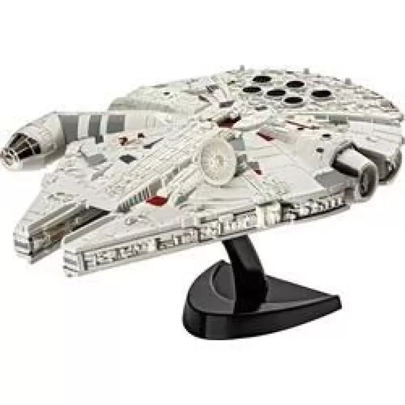 Revell 03600 Star Wars Millennium Falcon (Han Solo) 1:241 mastelio nesurinktas/nedažytas plastikinis modelio rinkinys be klijų, dažų ir teptuko