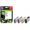 HP 364 4 vnt. juodos/ciano/magenta/geltonos spalvos originalios rašalo kasetės
