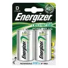 Energizer NiMH įkraunamos D tipo baterijos 2500 mAh – 2 vnt. pakuotė