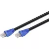 tinklo kabelis RJ45 lauko Goobay 6 kategorijos UTP (U/UTP) tiesus 50m (juodas), juodas