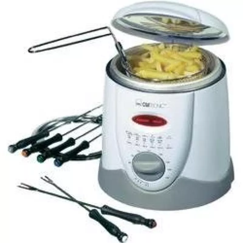 Clatronic FFR 2916 Single 1 L Stand-alone 900 W Deep fryer Pilka, White