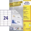 Avery universalios etiketės lazeriniams, kopijuokliams, rašaliniams 24 lape 70x36mm