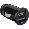 Wentronic 44177 - Automobilinis - MP3 - mobilusis telefonas - išmanusis telefonas - planšetinis kompiuteris - Automobilinis žiebtuvėlio adapteris - Kontaktinis - CE - WEEE - Juoda (44177)