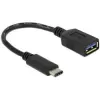 Delock USB adapteris - USB Type A (moteriškas) į 24 kontaktų USB-C (vyriškas)