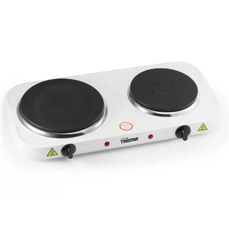 Shumee Tristar Dvigubos kaitvietės elektrinė viryklė KP-6245, 2500W, 15,5/18,5 cm