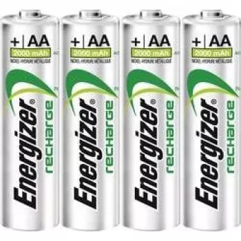 Energizer ACCU Recharge Power Plus NiMH įkraunamos AA baterijos 2000 mAh 4 vnt.