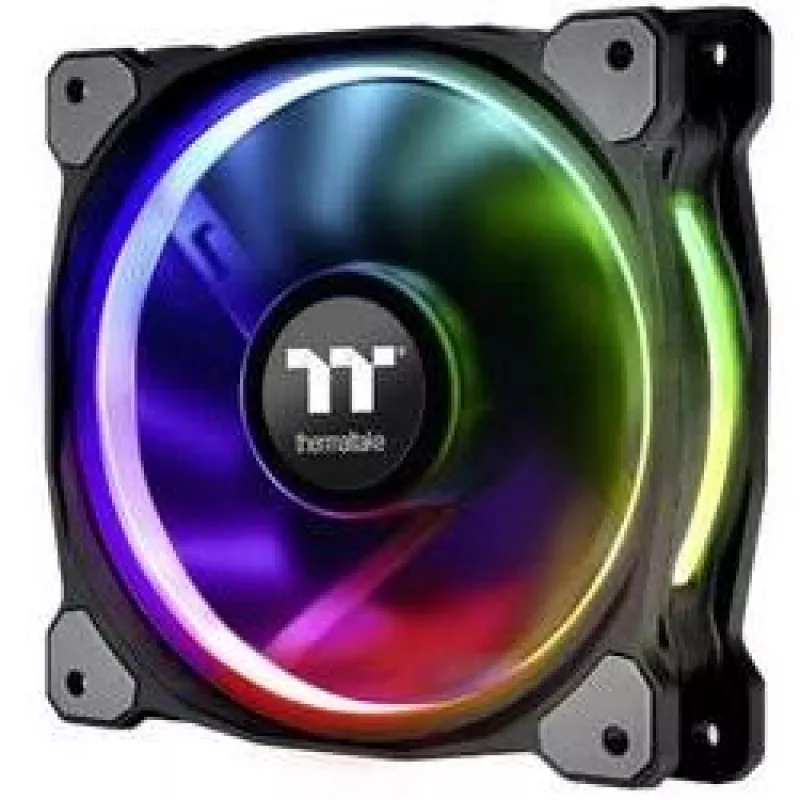 Ventiliatorius Thermaltake Riing 12 CL-F055-PL12GR-A, juodas, žalias, 12 cm