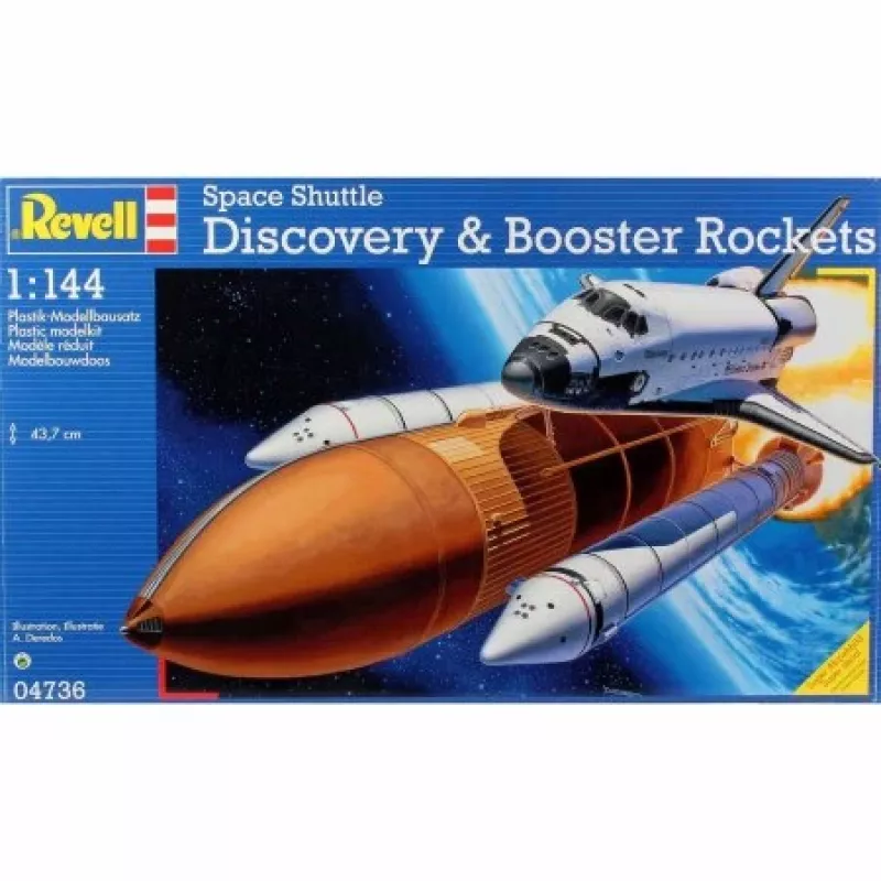 Space shuttle assembly kit Revell Space Shuttle Discovery + Booster Rockets
