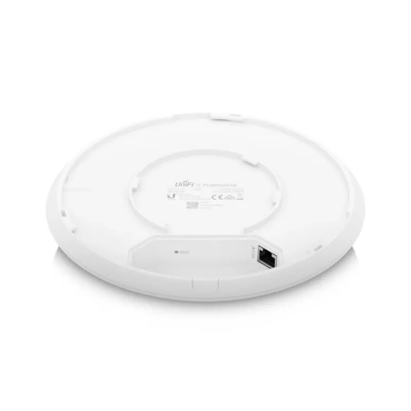 Belaidžio ryšio prieigos taškas UBIQUITI U6‑PRO — Wi‑Fi 6 dviejų juostų 2.4/5 GHz, PoE, IP54, luboms/sienai, 4800 Mbps (5 GHz), 573.5 Mbps (2.4 GHz)