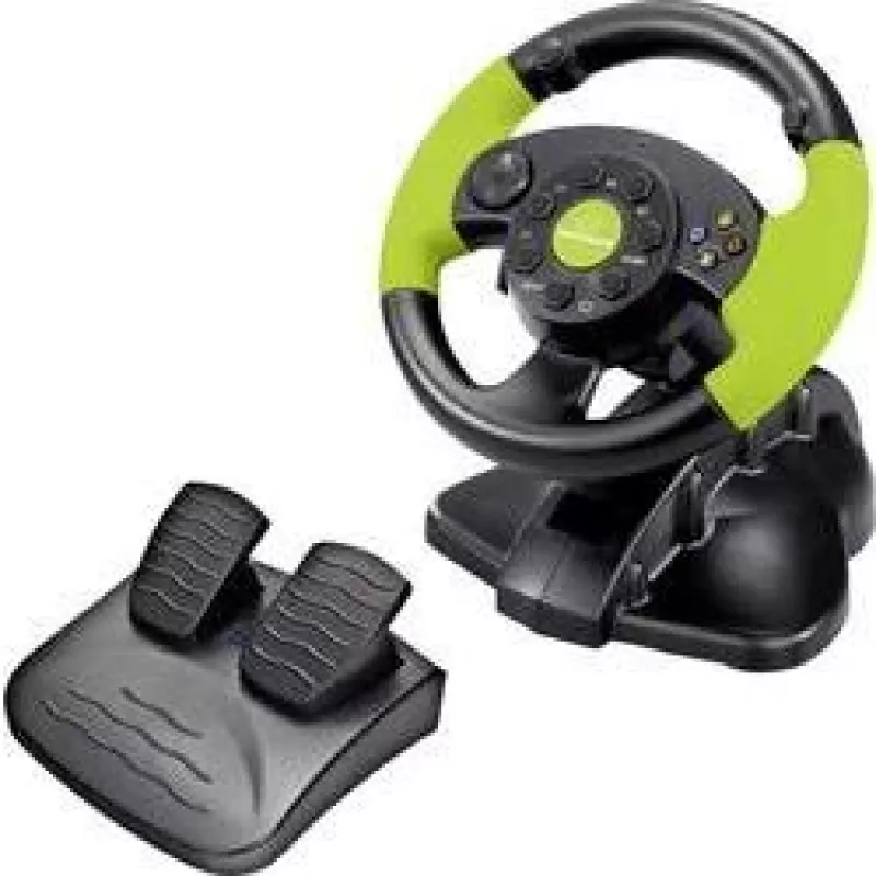 Laidinis žaidimų valdiklis ESPERANZA EG104, skirtas PlayStation 3 ir Xbox 360, juodos/žalios spalvos