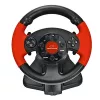 Vairas ESPERANZA EG103 žaidimų valdiklis — PC/PS2/PS3, 13 mygtukų, vibracija, akselerometras, juoda/raudona