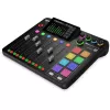 Studijos valdiklis RØDE Caster Pro II Juoda — 4 XLR/TRS kombinuoti lizdai, 4 ausinių išėjimai, 8 padas, jutiklinis ekranas, Wi‑Fi, Bluetooth, USB‑C
