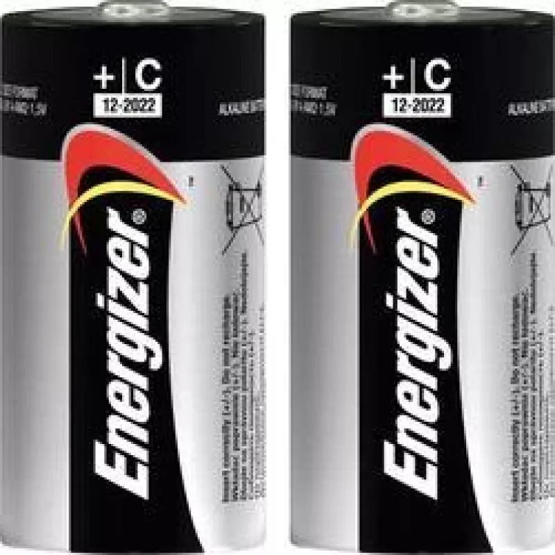 Energizer C šarminės baterijos, 2 vnt. pakuotė