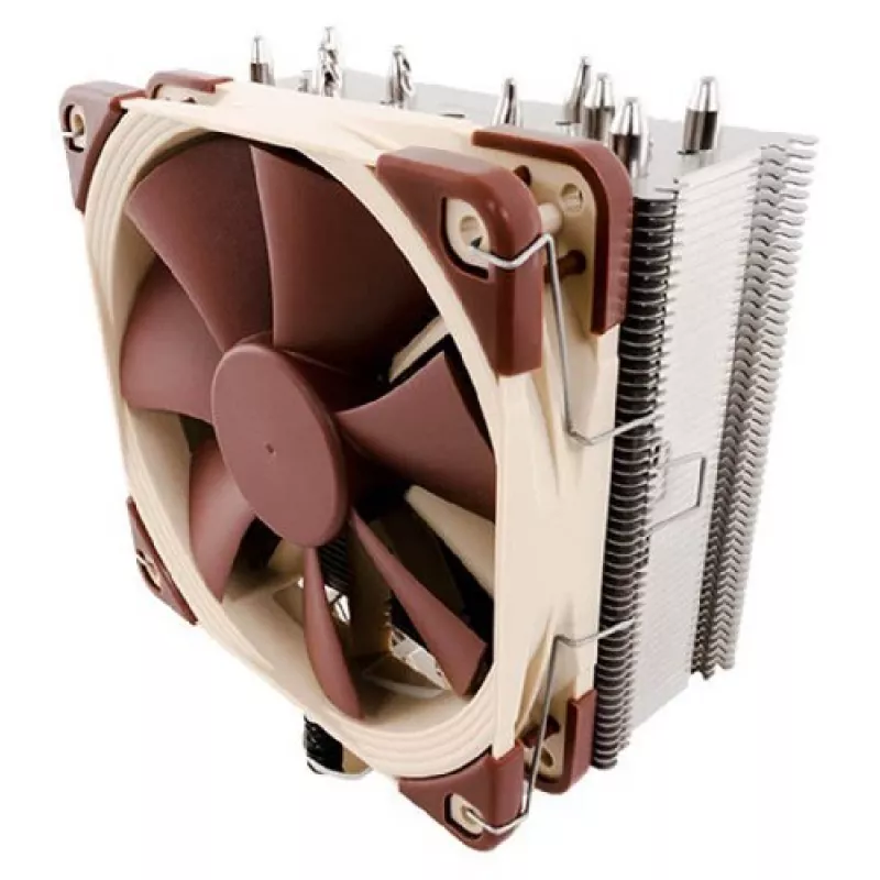 CPU aušintuvas Noctua NH-U12S, 120 mm ventiliatorius, 1500 RPM, 93.4 m³/h oro srautas, 22.4 dB, nerūdijantis plienas, 158×125×71 mm