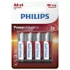 Vienkartinė baterija Philips Power Alkaline Battery LR6P4B/10