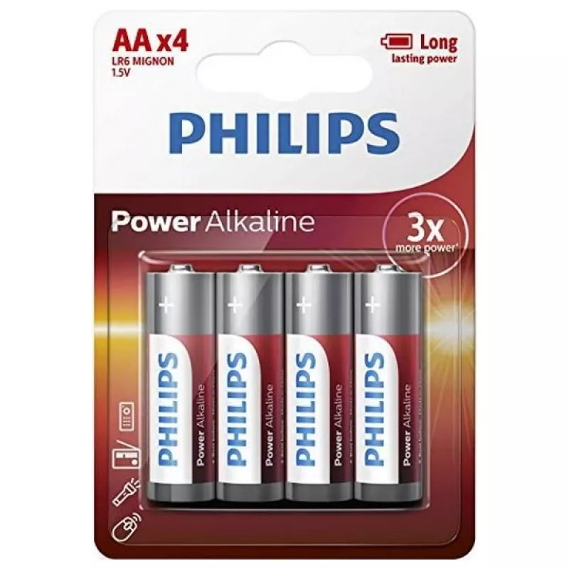 Vienkartinė baterija Philips Power Alkaline Battery LR6P4B/10