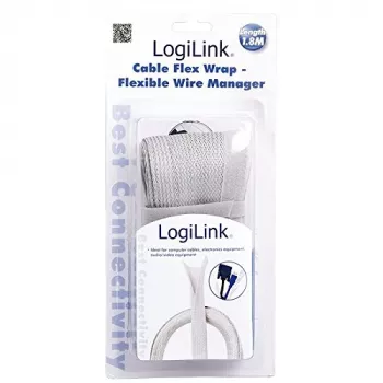 LogiLink KAB0007 kabelių raištis pilkas