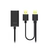UNITEK Y-278 USB kabelis USB 2.0 10 m 2 x USB A USB A juodas