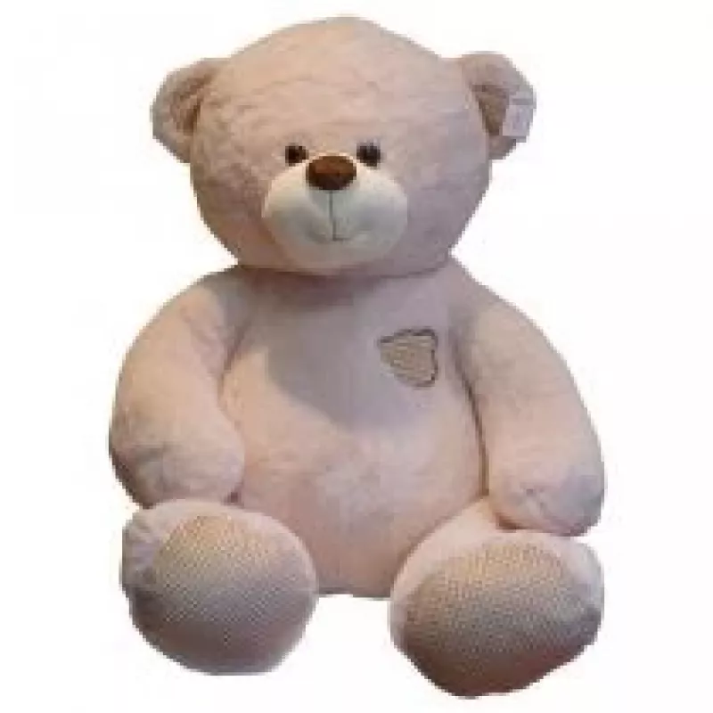 Plush bear TULILO Oktawian 75 cm Creamy – minkštas žaislas, 75 cm aukščio, kreminė spalva