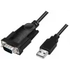 LogiLink AU0048A serijinis laidas juodas 1,5 m USB A DB-9