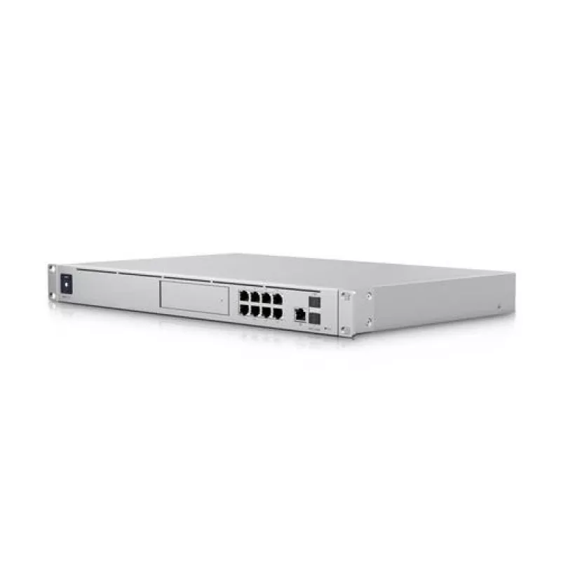 Šliuzas UBIQUITI Dream Machine Special Edition — stovas 1U, 8x RJ-45 LAN, PoE, 1,7 GHz procesorius, 4 GB DDR4, 16 GB „flash“, 3,3 cm jutiklinis ekranas
