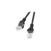 Lanberg PCU5-10CC-1000-BK tinklo kabelis juodas 10 m Cat5e U/UTP (UTP) (PCU5-10CC-1000-BK)