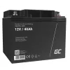 UPS baterija Green Cell AGM22 — sandari švino rūgštinė 12V 40Ah (VRLA), 170×165×197 mm, 12,1 kg