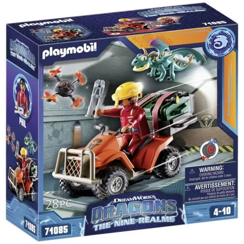 Dragons the Nine Realms Icaris Quad rinkinys Playmobil 71085