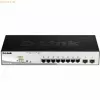 D-Link DGS-1210-10P valdomas L2 Gigabit Ethernet (10/100/1000) maitinimas per Ethernet (PoE) 1U juoda