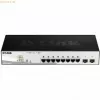 D-Link DGS-1210-08P/E valdomas L2 Gigabit Ethernet (10/100/1000) maitinimas per Ethernet (PoE) juoda