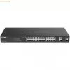 D-Link DGS-1100-26MPV2/E tinklo komutatorius Valdomas L2 Gigabit Ethernet (10/100/1000) Power over Ethernet (PoE) Juoda