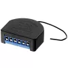 Dimmer 2 Z-Wave Plus universalus pritemdymo modulis apšvietimui, 250 W, 3,6 V, juodas