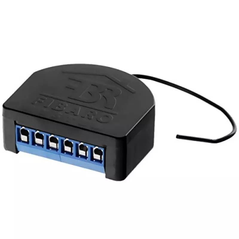 Dimmer 2 Z-Wave Plus universalus pritemdymo modulis apšvietimui, 250 W, 3,6 V, juodas