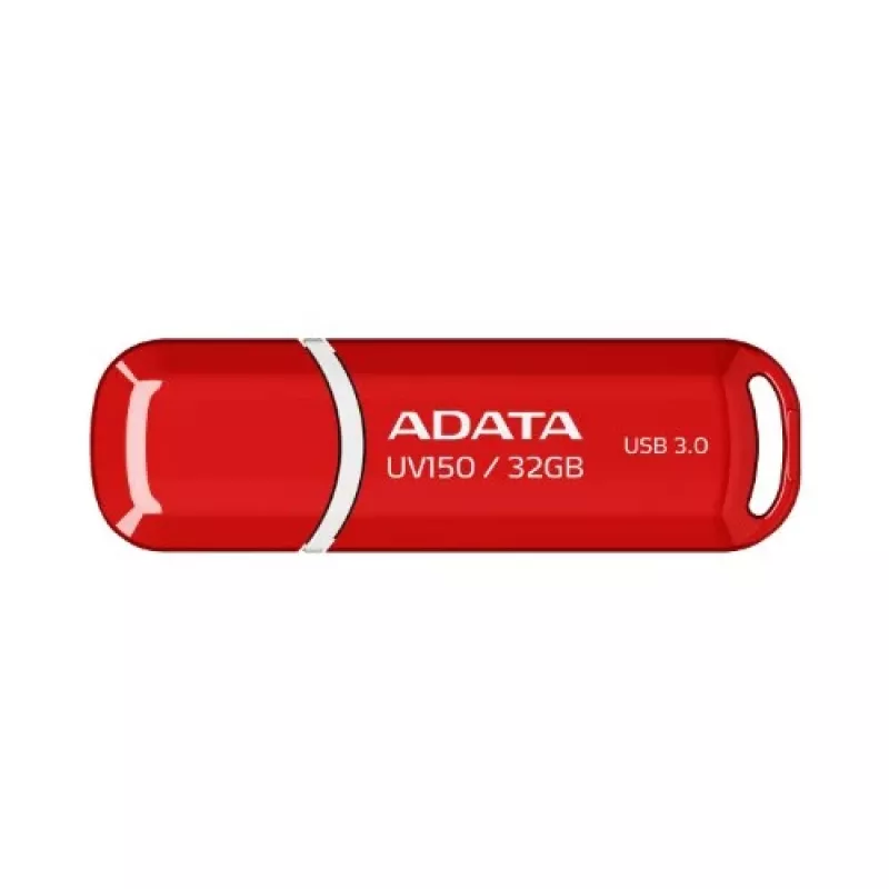 ADATA DashDrive UV150 USB atmintinė 32 GB, USB Typee-A 3.2 Gen 1, raudona, dangtelio dizainas