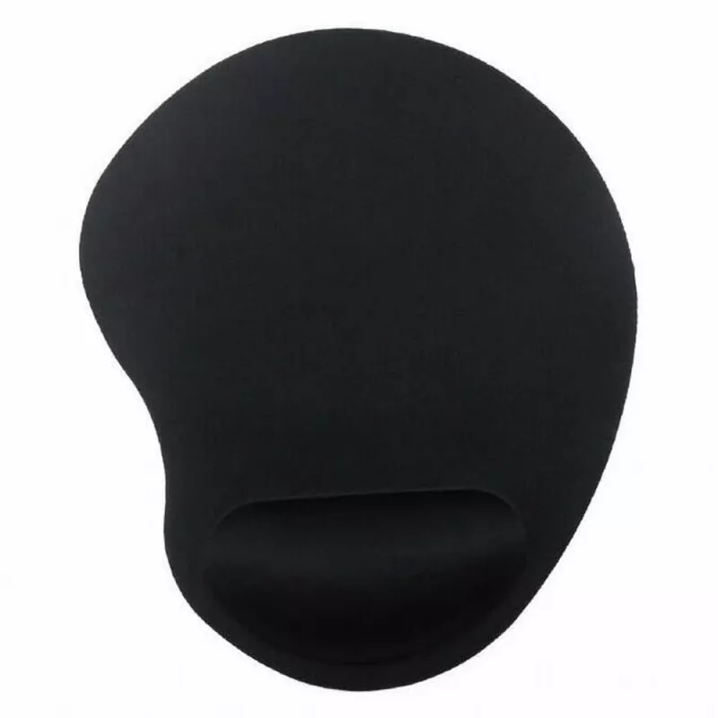 Pelės kilimėlis GEMBIRD MP-ERGO-01, porolono riešo atrama, 240×200 mm, 4 mm storio, juodas