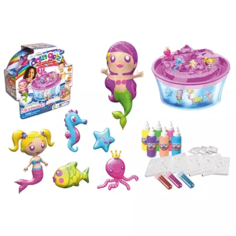 SIMBA Aqua Gelz rinkinys Magic Mermaids žaidimų rinkinys, modelis 106322568, kūrybos rinkinys su vandeniu aktyvuojamais gelio karoliukais