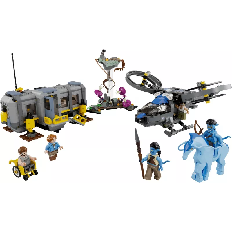 LEGO Avatar Plaukiojantys kalnai: 26 vieta ir RDA Samson rinkinys 75573, įvairių spalvų
