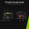 Automobilinis inverteris Green Cell INV21 6000 W, 24V nuolatinės srovės į kintamąją, 230V išvestis, 2x USB PD, aktyvus aušinimas, nuimamos nuolatinės srovės jungtys, juoda