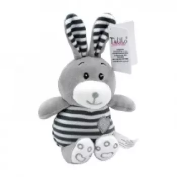 Minkštas žaislas TULILO Striped Cuddles Rabbit 26 cm pliušinis triušis