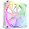 NZXT korpuso ventiliatorius F120 RGB 120 mm baltos spalvos, 4 kontaktų, 1800 RPM, 50,18 CFM, 18 šviesos diodų
