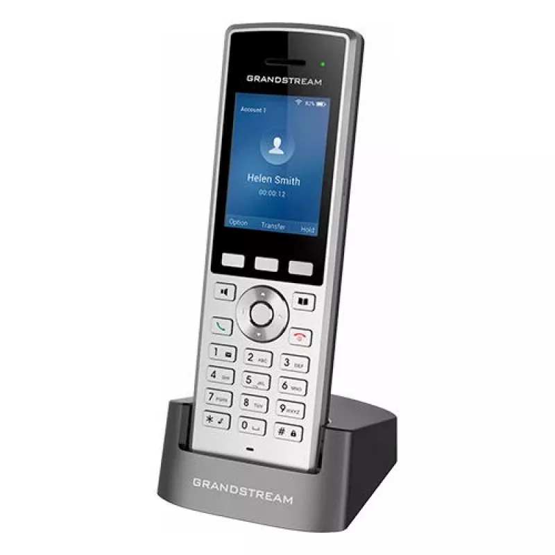 Grandstream Networks WP822 IP telefonas juodas, sidabrinis 2 linijos LCD Wi-Fi