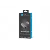 USB šakotuvas NATEC Cricket USB 3.2 Gen 1 Type-A su RJ-45 Ethernet 1000 Mbit/s, aliuminio korpusas, juodas