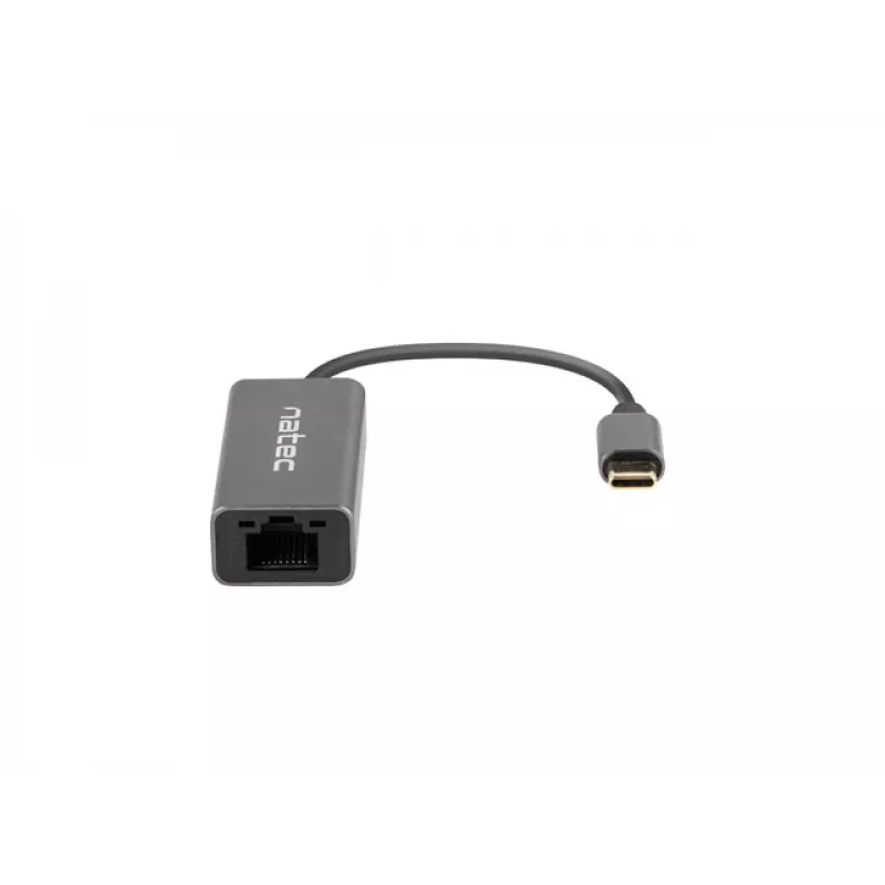 NATEC Cricket USB 3.2 Gen 1 Type-C pilkas eterneto šakotuvas 1000 Mbit/s