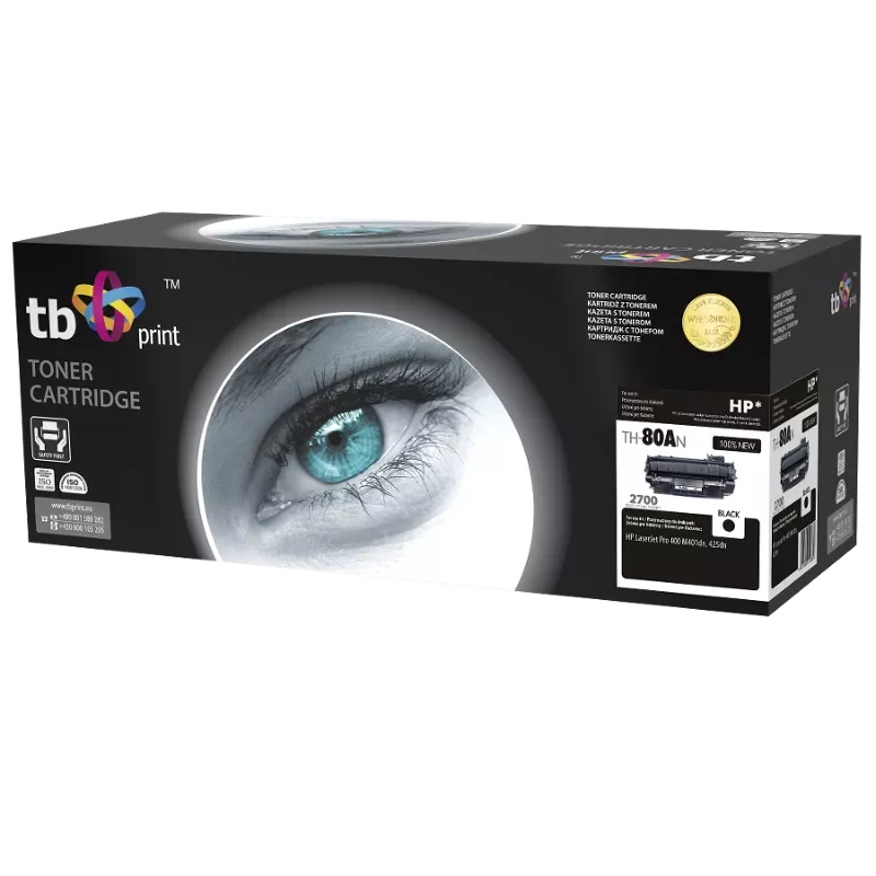 Toner TB suderinama su HP CF280A, Bk,2 700s,100% nauja