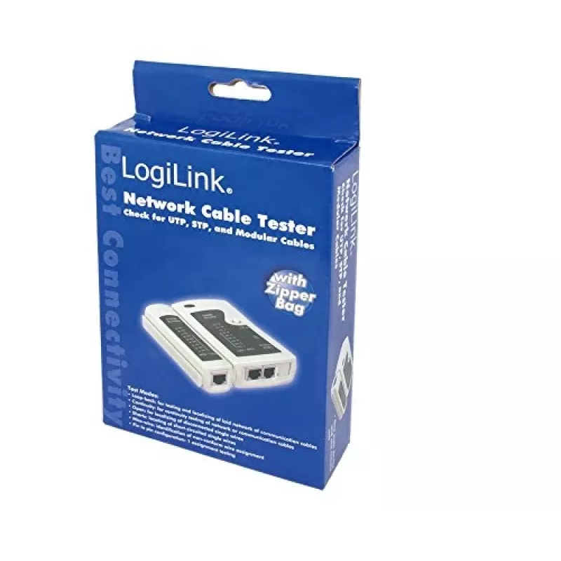 Kabelių testeris, LogiLink WZ0010, tinklo kabelių testavimo įrankis