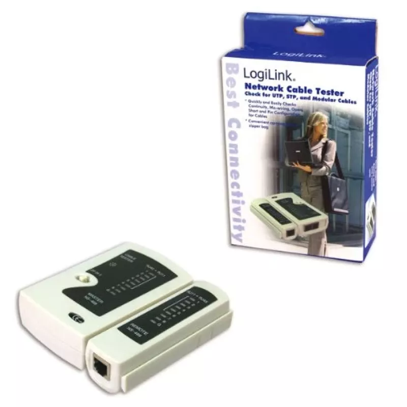 Kabelių testeris, LogiLink WZ0010, tinklo kabelių testavimo įrankis