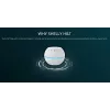 Shelly H&T, Drėgmės ir temperatūros belaidis išmanusis jutiklis, kompaktiškas, WiFi, higrometras, namų automatika, iOS Android programa – juodas