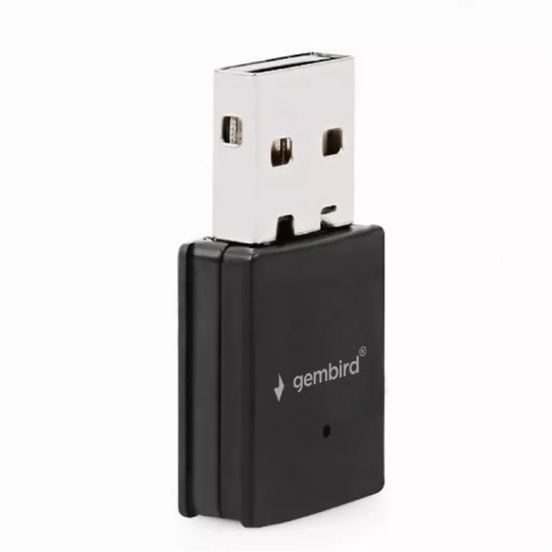 USB 2.0 Wi‑Fi adapteris Gembird WNP-UA300-01 — RTL8192EU, 2,4 GHz, 802.11b/g/n, 300 Mbps